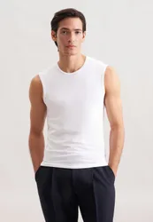 Tanktop Uni Weiß XXL