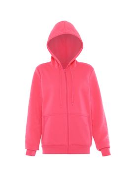 NALLY Sudadera con cremallera rosa