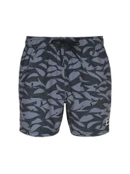 Pantaloncini da bagno da uomo con stampa Reondo grigio L