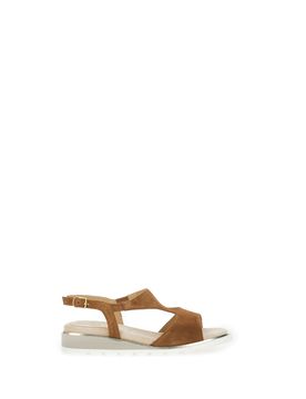 Sandali in pelle MARRONE 36