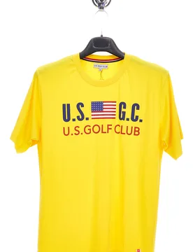 T-Shirt Gialla US Golf Club 1202 M - GOLF CLUB - FashionsVida