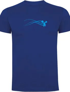 T-shirt à Manches Courtes Train Estella Royal Blue 2XL - Kruskis - FashionsVida