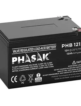 Batterie Ups Phb 1212 Black One Size unisex