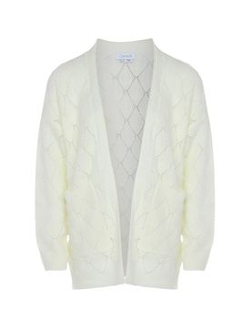 Caneva Cárdigan blanco lana