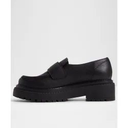 Mocasines planos de mujer con punta redonda