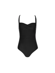 Damen Badeanzug Wrapped schwarz 36 W