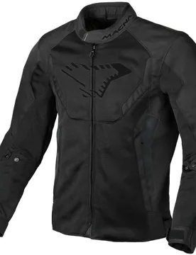 Giacca Moto Softshell Grisco Nero taglia 4XL - Macna - FashionsVida