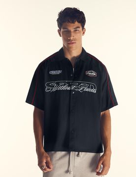 Chemise À Manches Courtes Racing L Marine