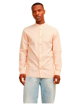 Chemise à Manches Longues Summer Band Linen Apricot Ice S