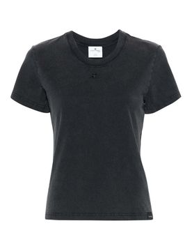 T-shirt in cotone con logo
