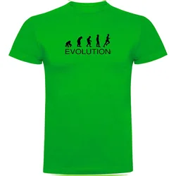 Maglietta A Maniche Corte Evolution Running Green L