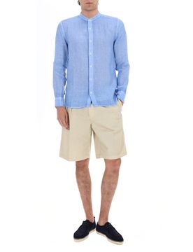 Men's 100% Linen Mini Shirt