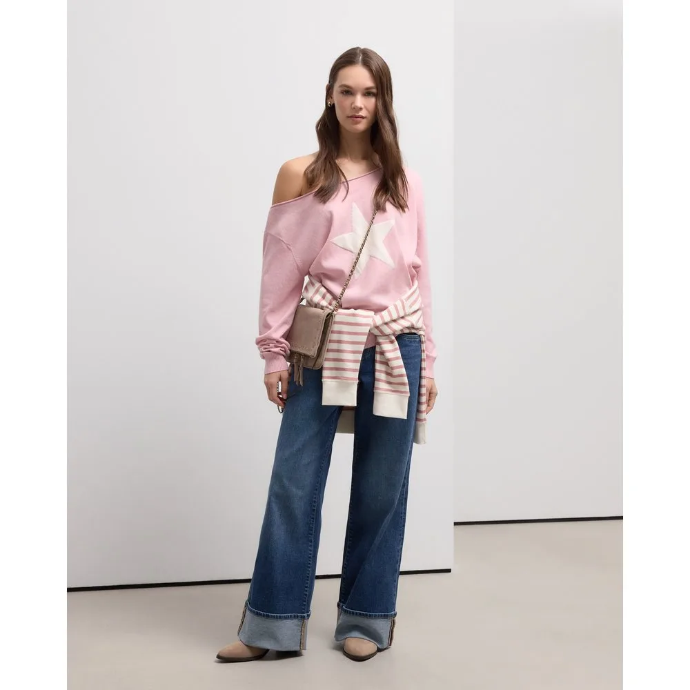 Jersey de mujer estrella oversize - Green Coast - FashionsVida