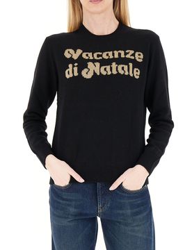 Maglione misto cashmere NERO M