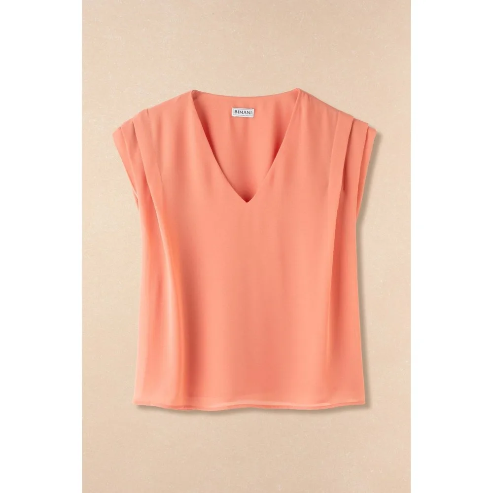 Blusa de mujer sin mangas y corte recto - Bimani - FashionsVida