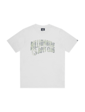 Tri-Tone Arch Logo T-Shirt - White