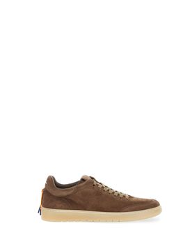 Sneakers pelle scamosciata MARRONE 42