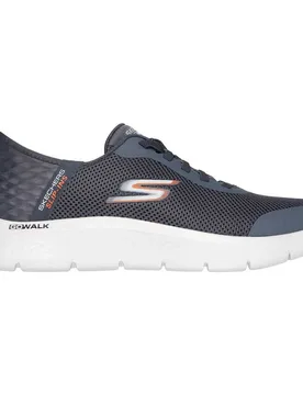Sneaker Slip-ins® Go Walk Flex™ Hands Up Grey Textile / Synthetic EU 46 - Skechers - FashionsVida