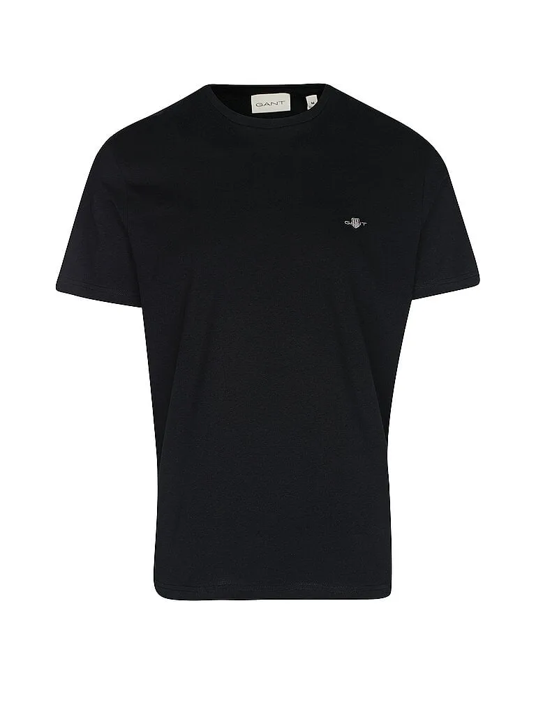 T-Shirt Regular Fit schwarz 4XL herren - Gant - FashionsVida