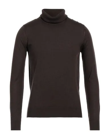 Rollkragenpullover Herren Dunkelbraun 48,50,52,54,56,58 Herren - ALPHA - FashionsVida