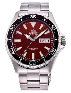 Orologio Kamasu Mako Iii 2 Mm Silver Grey / Wine Red / Sapphire One Size - Orient Watches - FashionsVida