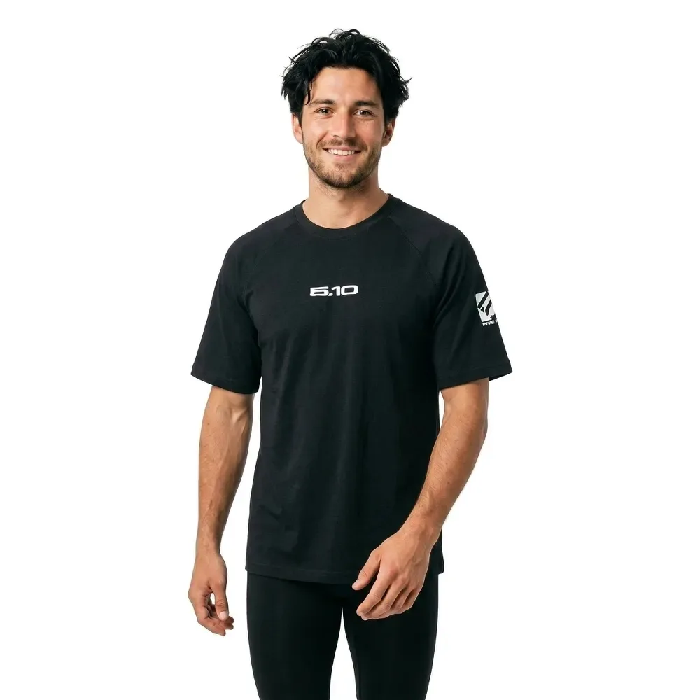 Maglietta A Maniche Corte Logo Black - Five Ten - FashionsVida