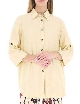 Camicia misto viscosa CREMA 46