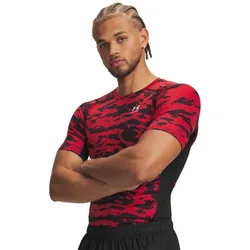 T-shirt à Manches Courtes Heatgear Printed Black / Black S