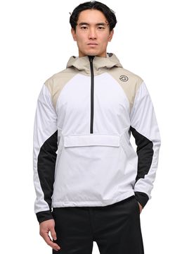 Hoodie Linden, weiß/beige/schwarz l