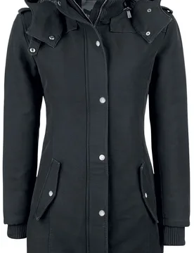 Winterjacke - Parka - XS bis 5XL - für Damen - Größe 5XL - schwarz - Frauen - female - Black Premium by EMP - FashionsVida