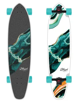 Longboard Teal Kicktail 37.85´´ 9.3 Pouces unisex