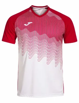 T-shirt à Manches Courtes Tiger Vi White / Red 12-14 Années Garçon - Joma - FashionsVida