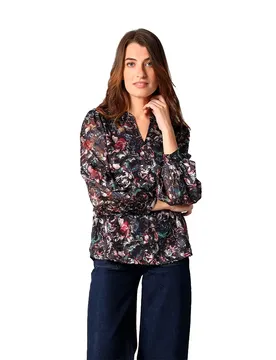 Blusa A Maniche Lunghe Manuella Black M