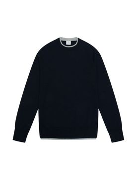 Maglie uomo - maglia girocollo - blu