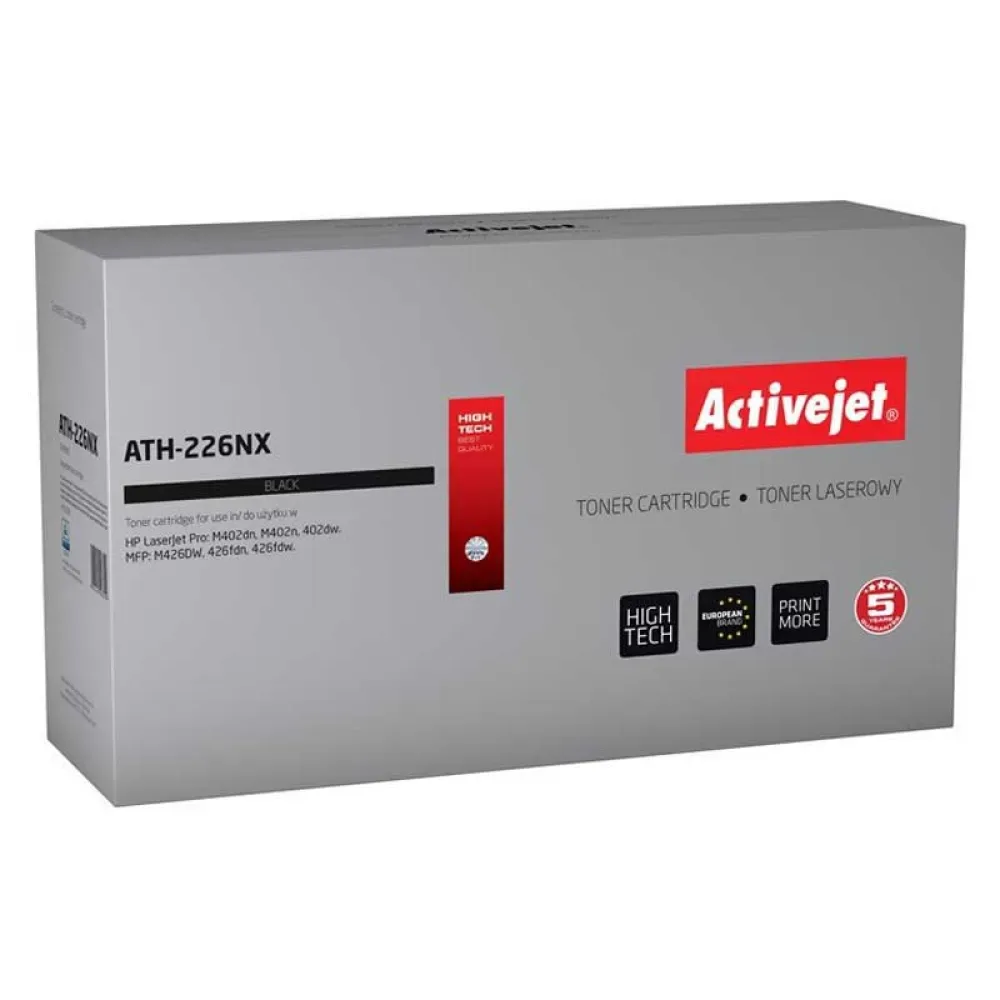 Toner Ath-226n Black One Size unisex - ActiveJet - FashionsVida