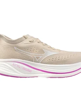 Neo Zen 2 Running Shoes Summer Sand / White / Cattleya Orchid UK 6 Women - Mizuno - FashionsVida