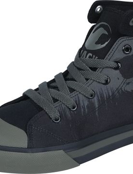 Sneaker high - Sneaker with Skull Print - EU37 bis EU45 - Größe EU42 - schwarz - Unisex - unisex