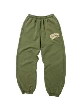 Washed Arch Logo Sweatpants - Forest
