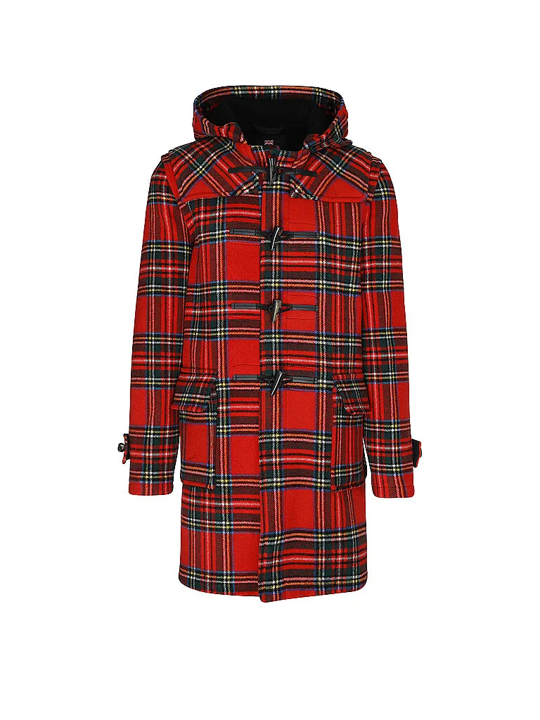 Wollmantel MORRIS SPECIAL EDITION rot S herren - Gloverall - FashionsVida