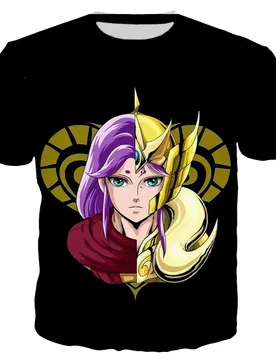 Summer Hot Selling Classic Blood Japanese Anime Saint Seiya 3D Printed T-shirt Large Size Loose Daily Casual Short-sleeved Top - Aliexpress - FashionsVida