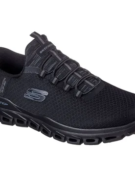 Baskets Glide Step Noxus Black Mesh / Pu EU 46 - Skechers - FashionsVida