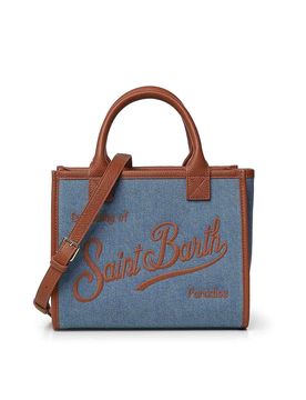Vanity Bag in denim e pelle