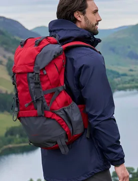 Venture 40L Backpack - Red - Mountain Warehouse - FashionsVida