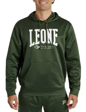 Sweat à Capuche Logo Army Green L