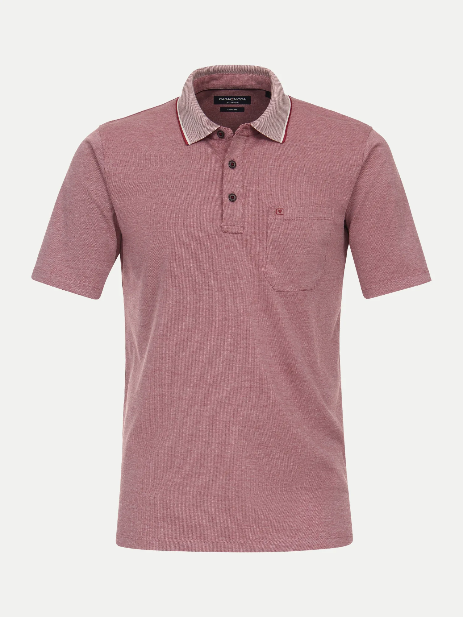Casamoda Polo SNOS Rot L - Casamoda - FashionsVida
