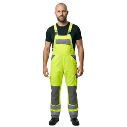 Combinaison Avec Poches Pour Genouillères Safe Compete 07169 Hi-Vis Yellow / Anthracite 54