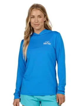 Rash Guard à Manches Longues Et à Capuche Unscripted Bold Blue XS