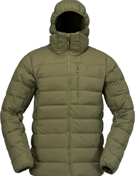 Norrona - Doudoune en duvet recyclé - Femund Down700 Zip Hood M Olive Night en Nylon - Taille XL - Kaki - Norröna - FashionsVida