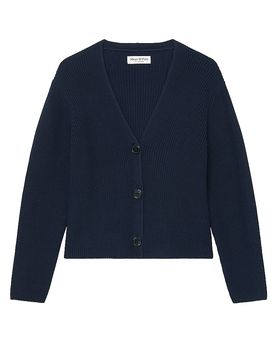 Cárdigan azul oscuro XS