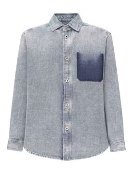 Loewe Camicia In Cotone E Lino